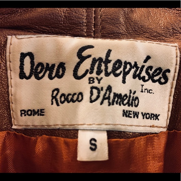 Vintage Bronze Leather Jacket - Picture 4 of 4
